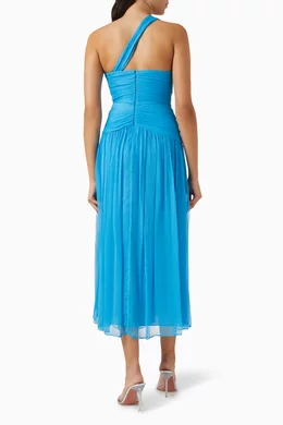 shona joy margot ruched midi dress Shona Joy Margot Ruched Midi Dress