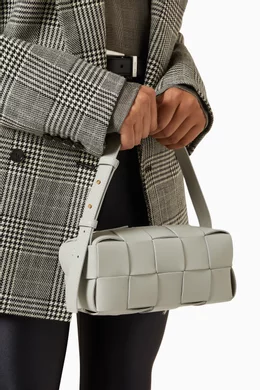 【関税&送料込】Bottega Veneta Brick Cassette Small Shoulder Bottega Veneta Brick Cassette Shoulder Bag Small Light Brown