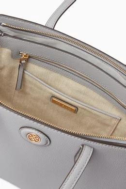 Tory burch small robinson saffiano leather tote 2025