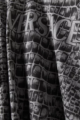 Buy Versace Multicolour Coccodrillo Logo T-shirt in Cotton for Men