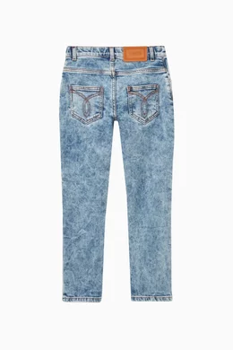 Girls acid wash jeans store