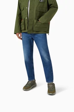 Buy adidas Green Ozelia Sneakers in Moulded Ripstop for Men Online