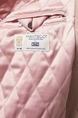 Buy Kith Red Collared Coaches Jacket in Wool for Men Online  