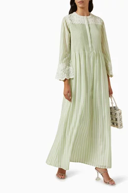 knee length dresses for ladies CYPRESS PLEATED MAXI DRESS