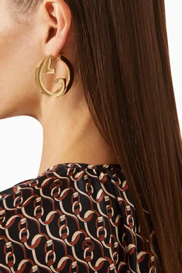 Gucci hoop earings store