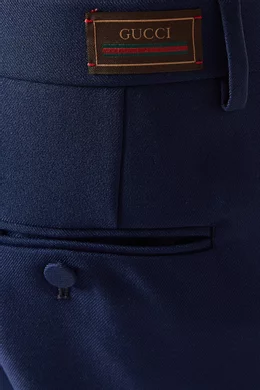 Buy Gucci Blue Fluid Drill Pants for Men Online | Ounass Kuwait