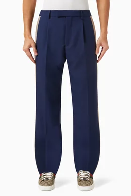 Buy Gucci Blue Fluid Drill Pants for Men Online | Ounass Kuwait