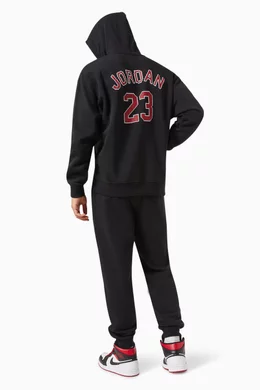 Buy Jordan Black Jordan Essentials Holiday Hoodie in Cotton Fleece