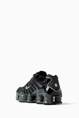 Buy Nike Black Shox Low-top Sneakers in TPU Fabric for Women
