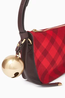 Buy Burberry Purple Mini Shield Shoulder Bag in Wool Leather for Women Online Ounass Kuwait