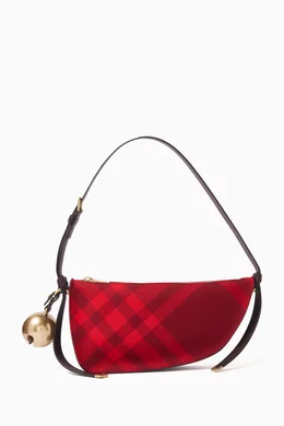 Buy Burberry Purple Mini Shield Shoulder Bag in Wool Leather for Women Online Ounass Kuwait