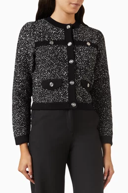 Maje tweed cardigan sale