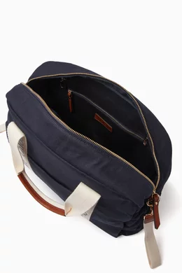 Buy Chloé Blue Logo Changing Bag in Cotton Canvas for Baby Girls