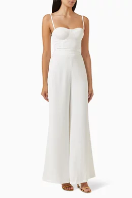 Buy Elle Zeitoune White Skye Jumpsuit for Women Online Ounass Kuwait