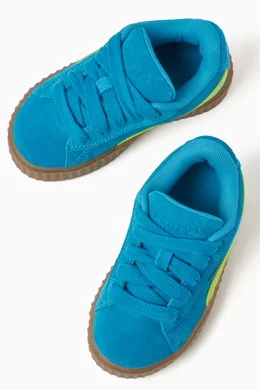 Light blue puma creepers best sale