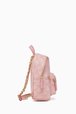 Buy MCM Pink X-mini Stark Bebe Boo Backpack in Lauretos for Women