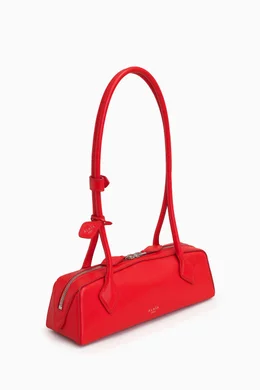 【関税&送料込】Alaia Teckel Small Leather Shoulder Bag ALAÏA Le Teckel small leather shoulder bag | NET-A-PORTER