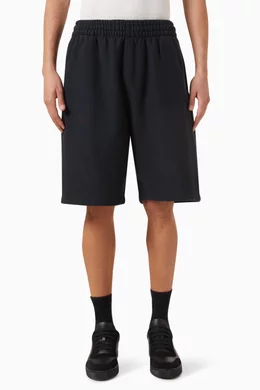 Burberry logo stretch jersey shorts on sale