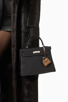 Buy Hermès Pre-Loved Brown Unused Micro Mini Kelly Twilly Bag