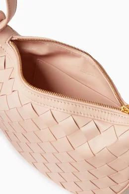 Buy Bottega Veneta Pink Mini Sunrise Shoulder Bag in