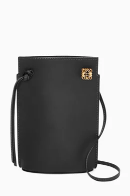 ショルダーバッグ・ポシェット Loewe Loewe Dice Crossbody Bag In Classic Leather LOEWE Dice Pocket embellished leather shoulder bag | NET-A