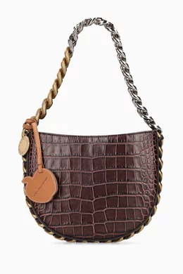 Keith Burgundy Croc Handbag Top Handle Bag Handbag Charles And