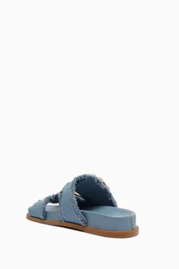 Schutz Denim Slide Fairy Casual Denim Sandal – SCHUTZ