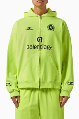 Lime green balenciaga hoodie deals