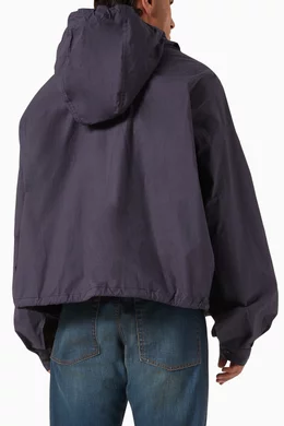 ジャケット・アウター Maison Margiela 18AW Hoodie coat Buy Maison Margiela Purple Hooded Jacket in Coated-cotton for Men
