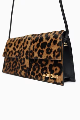 ショルダーバッグ・ポシェット × ヴィンテージ(中古) Jacquemus Le Bambino Long Leopard - Brown Jacquemus Le Bambino Long Shoulder Bag | Brown | FARFETCH