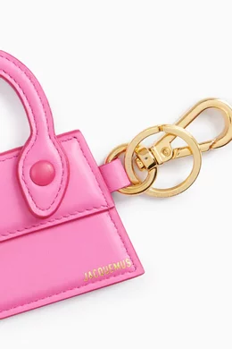 Buy Jacquemus Pink Le Porte Cles Chiquito Charm Keyring in