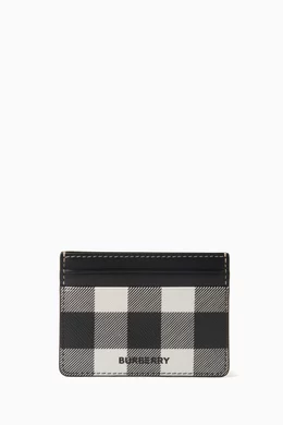 Burberry card holder black store