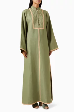 Janine embroidered dress shop