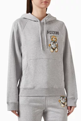 Moschino hoodie women's hot sale