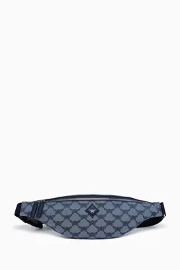 Buy MCM Blue Himmel Belt Bag in Canvas for UNISEX Online Ounass