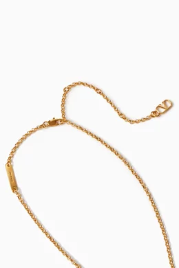 【関税＆送料込み】Valentino Garavani Jewellery Valentino Garavani VLogo Signature necklace for Women - Gold