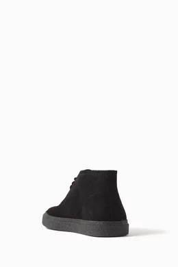 Buy Fred Perry Grey Hawley Boots in Suede for Men Online Ounass Kuwait