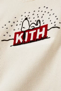 Buy Kith Neutral Kith x Peanuts Snoopy Sweater in Cotton-knit for UNISEX  Online | Ounass Kuwait