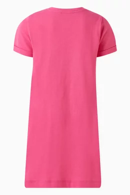 Dark pink t shirt dress shop
