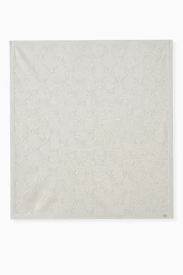 Cotton Blanket Grey Gucci Baby Blanket Personalized Newborn