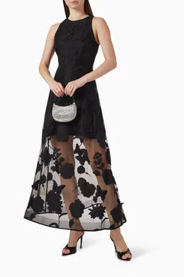 Buy Milly Black Hannah 3D Butterfly Embroidered Dress for Women Online |  Ounass Kuwait