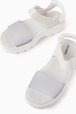 Buy Mini Melissa White Kick Off Sandals in Melflex® PVC for Girls