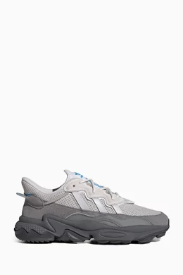 Buy adidas Grey Ozweego TR Sneakers in Suede for Men Online
