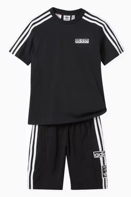 Buy adidas Black Adibreak Logo T-shirt in Cotton-jersey for Boys