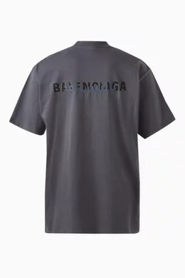 Buy Balenciaga Grey Unisex Ramadan Medium-fit T-shirt in Vintage