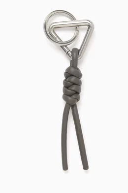 【関税＆送料込み】Bottega Veneta Double Knot Triangle Key Bottega veneta Double knot triangle key ring available on
