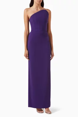 ワンピース SOLACE LONDON Morgan Maxi Dress\nWoven Crepe SOLACE LONDON Morgan draped crepe maxi dress | Harvey Nichols