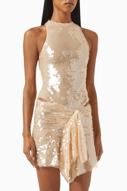 The attico sequin dress best sale