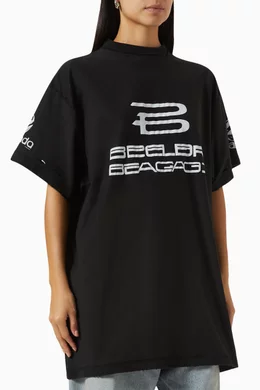 人気★関税込【BALENCIAGA】 AI LOGO INSIDE OUT T-SHIRT Balenciaga Ai Logo Inside Out T-Shirt in Black for Men | Lyst