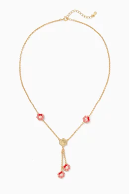 Buy The Jewels Jar Gold Little Princess Flower Lariat Necklace in